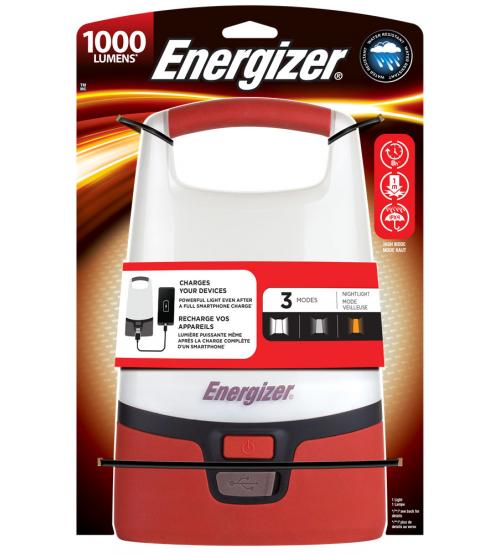 Energizer S14673 1000 Lumen LED Camping Lantern + PowerBank
