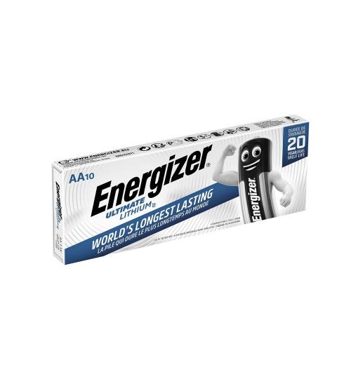 Energizer S15443 AA Ultimate Lithium Batteries - Pack of 10