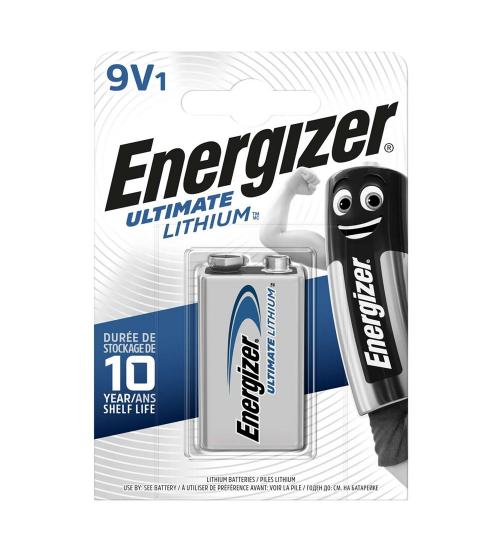 Energizer S5742 9V Ultimate Lithium Batteries - Pack of 1
