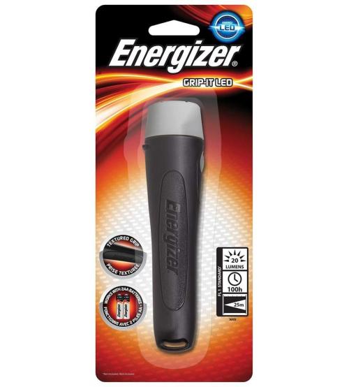 Energizer S8940 Grip-IT LED Torch Light + 2x AA Batteries