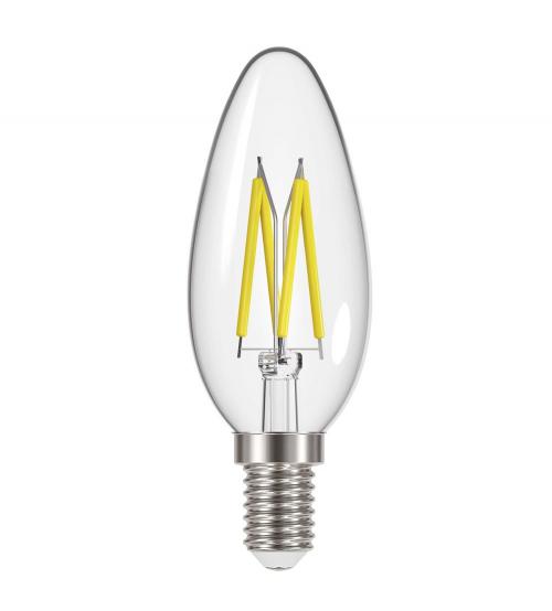 Energizer S12869 4W 470LM E14 Candle Filament LED Bulb - Warm White