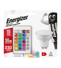 Energizer S14544 GU10 RGB+W Colour Changing LED with Remote Control
