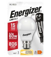 Energizer S8704 9.2W 806LM B22 GLS LED Bulb - Warm White