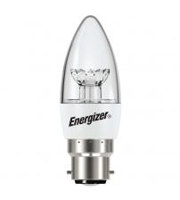 Energizer S8852 6W 470LM B22 Clear LED Candle Bulb - Warm White