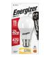 Energizer S8857 5.6W 470LM B22 GLS LED Bulb - Warm White