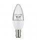 Energizer S8907 6.5W 470LM B15 Clear Dimmable LED Candle Bulb - Warm White