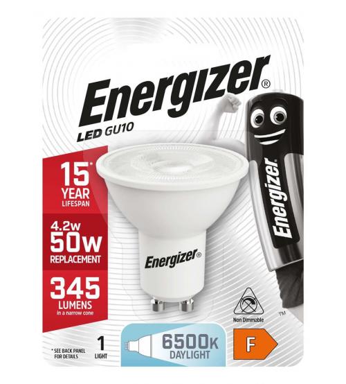 Energizer S9404 GU10 5W 370LM 36° Day Light LED Bulb