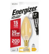 Energizer S9431 2W 150LM E14 Candle Filament Gold LED Bulb