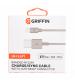 Griffin GP-002-SLV Charge/Sync Braided Cable with Lightning Connector 1M - Silver
