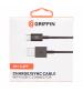 Griffin GP-006-BLK Charge/Sync Cable USB-A to USB-C 1M - Black
