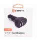 Griffin GP-008-BLK 3-Port USB Car Charger 4.8A - Black