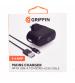 Griffin GP-011-BLK 2.4A Mains Charger with USB-A to Micro-USB Cable - Black