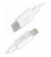Griffin GP-066-WHT Charge/Sync Cable with Lightning & USB-C Connectors 1.2M - White