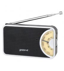 Groov-e GVAR01BK AM-FM Pocket Radio with Earphones - Black Groov-e GVAR01BK AM-FM Pocket Radio with Earphones - Black