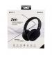 Groov-e GVBT1100BK Zen Wireless Bluetooth Headphones with Active Noise Cancelling - Black