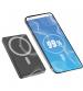 Groov-e GVCH10000MBE Power Bank 10000mAh Portable Magnetic Wireless Charger - Blue
