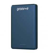 Groov-e GVCH10000MBE Power Bank 10000mAh Portable Magnetic Wireless Charger - Blue