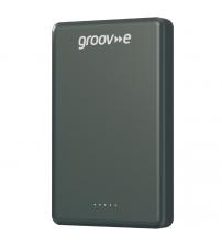 Groov-e GVCH10000MSR Power Bank 10000mAh Portable Magnetic Wireless Charger - Silver