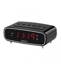 Groov-e GVCR05BK Rise FM Alarm Clock Radio - Black