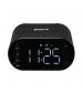 Groov-e GVCR06BK Atlas II Alarm Clock Radio with Bluetooth Speaker & Wireless Charging Pad