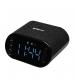 Groov-e GVCR06BK Atlas II Alarm Clock Radio with Bluetooth Speaker & Wireless Charging Pad