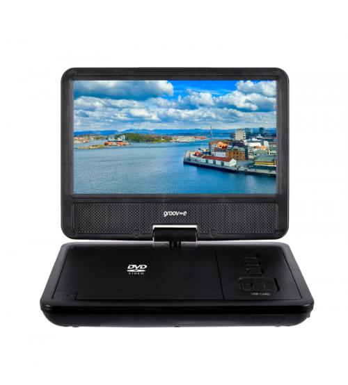 Groov-e GVDP01BK 7 inch Portable DVD Player with Swivel Screen - Black