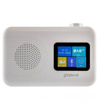 Groov-e GVDR06WE Berlin Portable Colour Screen DAB/FM Radio with Bluetooth - White