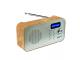 Groov-e GVDR11WD Lisbon Portable DAB+ Digital & FM Radio with Bluetooth - Wood Finish