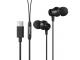 Groov-e GVEB17BK Metallic Buds USB-C Earphones with Remote Mic & Volume Control - Black