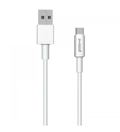 Groov-e GVMA001WE USB-C to USB-A Charging Cable 1M - White