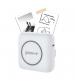 Groov-e GVMA211WE Portable Bluetooth Mini Thermal Printer with Paper & Self-Adhesive Rolls