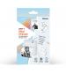 Groov-e GVMA211WE Portable Bluetooth Mini Thermal Printer with Paper & Self-Adhesive Rolls