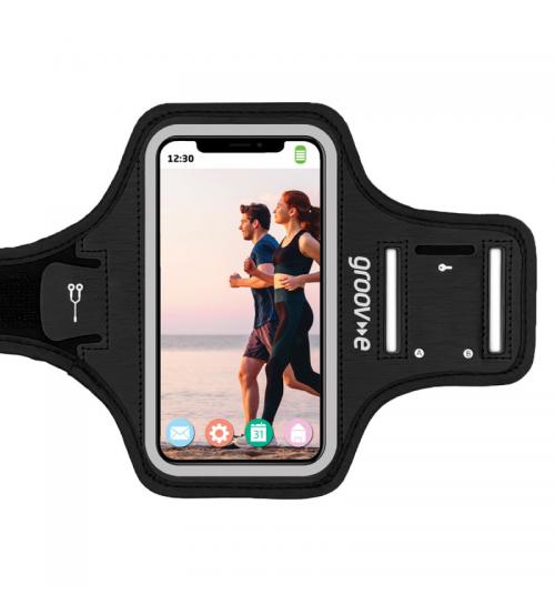 Groov-e GVMP229 Sports Armband Phone Holder for Smartphones