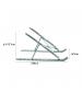 Groov-e GVPC15SR Folding Laptop Stand for Desk - Aluminium-Alloy