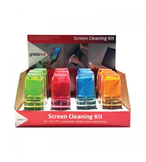 Groov-e GVPC16 Screen Cleanng Kit 95ml with Mirofibre Cloth