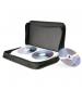 Groov-e GVPC23BK Oxford Cloth CD/DVD Wallet with 120 Sleeves - Black