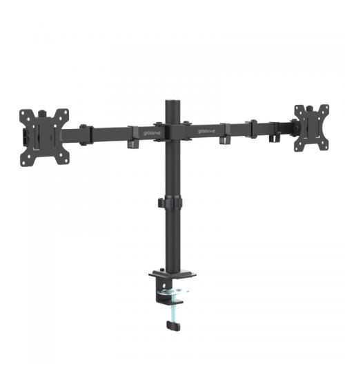 Groov-e GVPC26BK Desktop Dual Arm Monitor Mount for 13 - 32 Screens