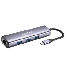 Groov-e GVPC28SR Multiport Hub USB-C to 6 Ports (HDMI Ethernet USB-C and USB-A x 3)