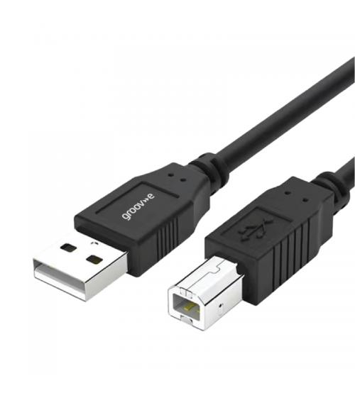 Groov-e GVPC33BK USB-A to USB-B Printer Cable 1.8M - Black