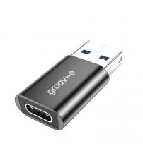 Groov-e GVPC34SR USB-C Female to USB-A Male Adaptor