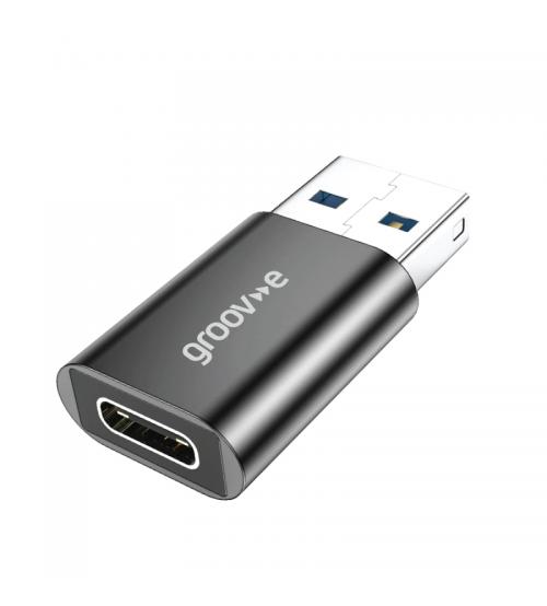 Groov-e GVPC34SR USB-C Female to USB-A Male Adaptor