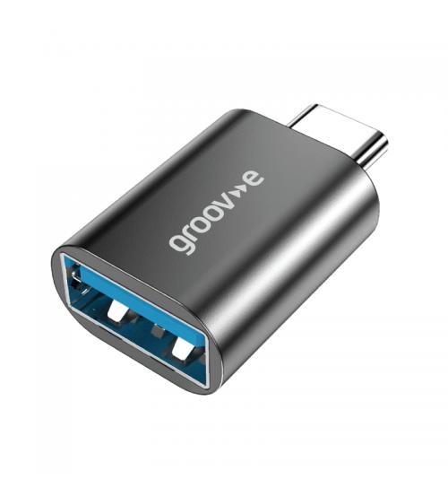 Groov-e GVPC35SR USB-A Female to USB-C Male Adaptor