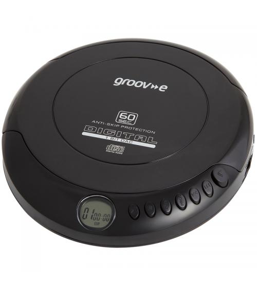 Groov-e GVPS110BK Retro Series Personal CD Player - Black