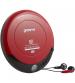 Groov-e GVPS110RD Retro Series Personal CD Player - Red