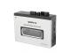 Groov-e GVPS530SR Retro Series Personal Cassette Player & Recorder with Bluetooth - Silver