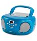 Groov-e GVPS733BE Original Boombox Portable CD Player with Radio - Blue