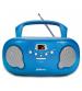 Groov-e GVPS733CD10BE Original Boombox Portable CD Player & Radio Blue with Chidrens Stories CD