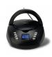 Groov-e GVPS763BK DAB Boombox Portable CD Player with DAB/FM Radio - Black