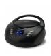 Groov-e GVPS763BK DAB Boombox Portable CD Player with DAB/FM Radio - Black