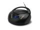 Groov-e GVPS763BK DAB Boombox Portable CD Player with DAB/FM Radio - Black
